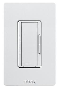 Lutron RRD-PRO-WH Maestro PRO Variateur LED+ pour RadioRA et RA2 Select Blanc