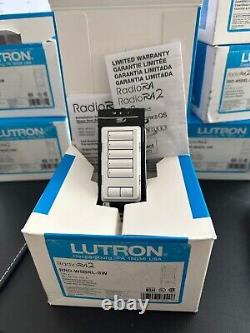 Lutron RRD-W5BRL-SW RadioRA 2 Claviers muraux de designer