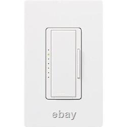 Lutron RadioRA 2 RF Maestro Pro LED+ Gradateur Phase Sélectionnable Blanc. RRD-PRO