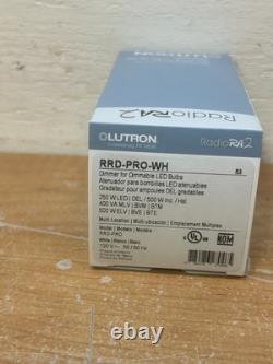 Lutron RadioRA 2 RRD-PRO-WH variateur sans fil blanc neuf boîte ouverte
