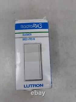 Lutron RadioRA 3 Sunnata PRO LED+ RF Touch Dimmer Blanc (RRST-PRO-N-WH)