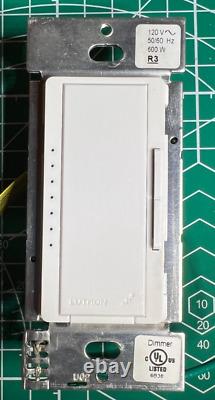 Lutron Rrd-6ne-wh Radiora 2 600w Inc/elv Niveleuse De Fil Neutre Blanc Livraison Gratuite