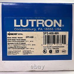 Lutron SPS-600-WH, gradateur à infrarouge unipolaire de 600 W blanc pour incandescent/halogène, neuf.