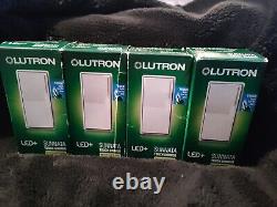 Lutron Sunnata Touch Dimmer STCL-153MR-WH LED+ Technologie Avancée Lot de 4 A
