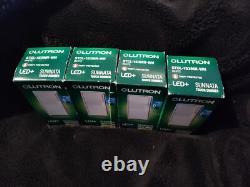 Lutron Sunnata Touch Dimmer STCL-153MR-WH LED+ Technologie Avancée Lot de 4 A