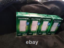 Lutron Sunnata Touch Dimmer STCL-153MR-WH LED+ Technologie Avancée Lot de 4 A