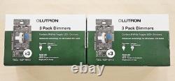 Lutron Toggler LED+ variateur d’intensité blanc (TGCL-153P-WH-3) lot de 6, scellé d’usine