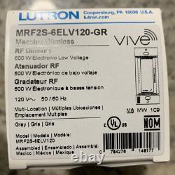 Lutron Vive Mrf2s-6elv120-gr Maestro Rf Sans Fil Elv Dimmer Led Grey