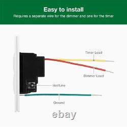 Maestro Double Variateur et Contrôle de Minuterie pour Plusieurs Lumières et Ventilateurs