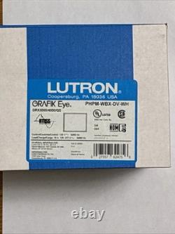 Module d'alimentation variateur à contrôle de phase Lutron PHPM-PA-DV-WH 120-277 V blanc pour mur