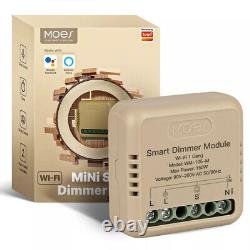 Module d'interrupteur mural intelligent WiFi Mini Smart Wall Dimmer Switch 3 voies MOES pour Alexa Google Timer