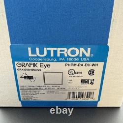 Module de puissance dimmer Lutron PHPM-PA-DV-WH, 120/277V, blanc, contrôle de phase