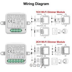 Module de variateur intelligent Tuya Interrupteur dimmable pour Alexa Google NOUVEAU