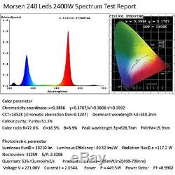Morsen 2400w Led Élève Le Gradateur De Lumière Sur L'interrupteur À Plein Spectre Pour Hydroponique /
