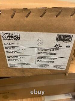 NOUVEAU dans la boîte Lutron Softswitch XP12-FT Panneau de gradateur de commutation 20a 120/277 V