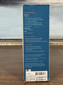 Nouveau Brilliant F3, panneau à 3 interrupteurs, modèle Smart Home BHA 120US-WH3 G3 blanc