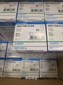 Nouveau lot de 2 gradateurs Lutron Sunnata RRST-PRO-N-WH blanc brillant Radio RA2 RA3