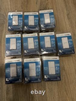 Pack de 10 interrupteurs sans fil Lutron Caseta PD-5ANS-WH-R (849)