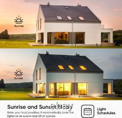 Pack de 4 Interrupteurs Dimmer Intelligents, Interrupteur Intelligent Compatible avec Alexa et Google Home, 2