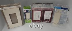 Plaques de Mur Lutron et Leviton, Adaptateurs et Plaques de Commuteurs Interruptors Lot de 43 Pièces