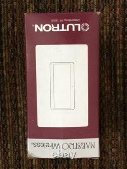 Qté 10 - Boîte ouverte Nouveau Lutron MRF2-8S-DV-WH Interrupteur mural sans fil Maestro Blanc