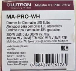 Quantité 16 Lutron MA-PRO-WH CL Pro Variateur LED HAL MLV ELV MAPROWH EXPÉDIÉ LE MÊME JOUR