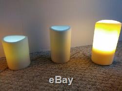 Restoration Hardware Pillar Candle Light Jeu De Cordes De 6 Avec Interrupteur Variateur Rare