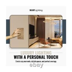 Sélecteur à variateur rotatif en laiton massif, 1 poste, finition laiton vintage. Fas