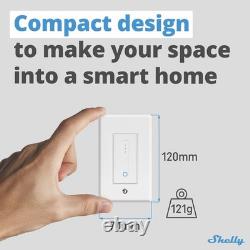 Shelly Plus Wall Dimmer UL, interrupteur intelligent, Wi-Fi et Bluetooth, lot de 4