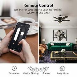 Smart Ceiling Fan Control Et Dimmer Light Switch, Télécommande (1pack)