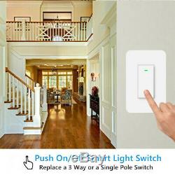 Smart Wifi Light Switch À Distance Alexa Accueil Google Ifttt Voix Smart Control Vie