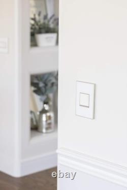 SofTap, commandes d’éclairage domestique, interrupteur variateur de lumière, interrupteur variateur 3 voies, blanc