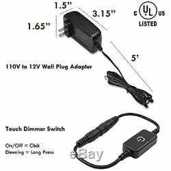 Sous Cabinet Puck Lumières Dimmable Led Kit D'éclairage, Smart Touch Dimmer Switch 8