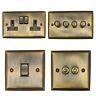 Spectrum Antique Bronze Sab3 Light Switches, Plug Sockets, Dimmers, Cooker, Tv