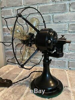 Steampunk Westinghouse Fan Lampe Edison Ampoules Et Gradateur