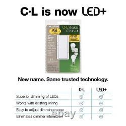 Variateur Lutron LED+ avec technologie avancée Maestro pour multiples emplacements, lot de 6