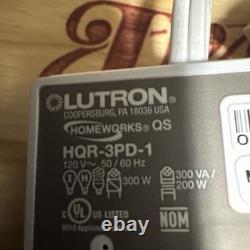 Variateur de prise enfichable Lutron Homeworks HQR-3PD-1-SW