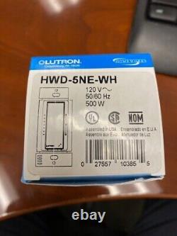 Variateur mural Lutron Homeworks QS HWD-5NE-WH