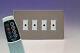 Varilight 4-gang 1-way Remote/tactile Touch Control Master Led Dimmer Light Swit