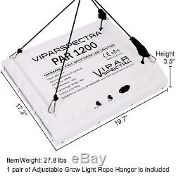 Viparspectra Par1200 1200w 12-dimmable Led Élèvent La Lumière 2 Gradateurs