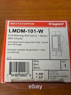 Wattstopper Lmdm-101 DLM Dimmer Switch Low Volt Led, Blanc